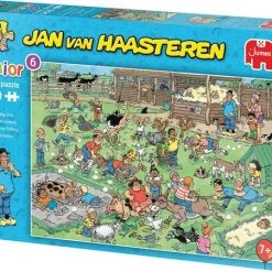 Jan Van Haasteren Junior De Kinderboerderij Puzzel - 360 Stukjes - Kinderpuzzel -Exporteren puzzels winkel 550x451 7