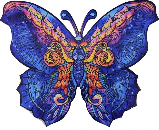 Jigsaw Legpuzzel Mystery Vlinder 036 A3 | Houten Puzzel | 200 Stukjes | Dierenpuzzel In Meer Dan 50 Verschillende Modellen 4 Jigsaw Legpuzzel Mystery Vlinder 036 A3 | Houten Puzzel | 200 Stukjes | Dierenpuzzel In Meer Dan 50 Verschillende Modellen - Afbeelding 3