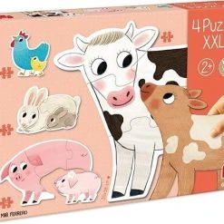 Goula 4 XXL Vormpuzzels Dieren Mama's En Baby's - 2+3+4+5 Stukjes -Exporteren puzzels winkel 550x454 10