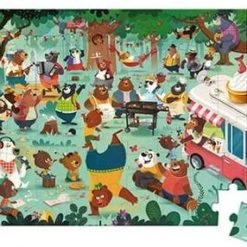 Janod Koffer Puzzel 54st - Family Bears -Exporteren puzzels winkel 550x455 1