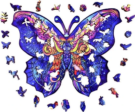 Jigsaw Legpuzzel Mystery Vlinder 036 A3 | Houten Puzzel | 200 Stukjes | Dierenpuzzel In Meer Dan 50 Verschillende Modellen 2 Jigsaw Legpuzzel Mystery Vlinder 036 A3 | Houten Puzzel | 200 Stukjes | Dierenpuzzel In Meer Dan 50 Verschillende Modellen