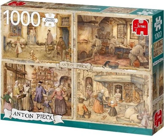 Jumbo Premium Collection Puzzel Anton Pieck Bakkers Uit De 19e Eeuw - Legpuzzel - 1000 Stukjes 9 Jumbo Premium Collection Puzzel Anton Pieck Bakkers Uit De 19e Eeuw - Legpuzzel - 1000 Stukjes - Afbeelding 7