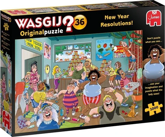 Wasgij Original 36 Goede Voornemens! Puzzel - 1000 Stukjes 3 Wasgij Original 36 Goede Voornemens! Puzzel - 1000 Stukjes