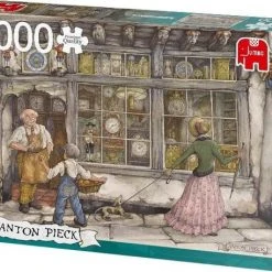 Jumbo Premium Collection Puzzel Anton Pieck De Klokkenwinkel - Legpuzzel - 1000 Stukjes -Exporteren puzzels winkel 550x457 16