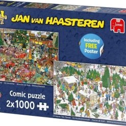 Jan Van Haasteren Christmas Gifts Puzzel - 2x1000 Stukjes 18 Jan Van Haasteren Christmas Gifts Puzzel - 2x1000 Stukjes -Exporteren puzzels winkel 550x458 155