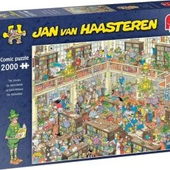 Jan Van Haasteren De Bibliotheek Puzzel - 2000 Stukjes
