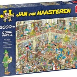 Jan Van Haasteren De Bibliotheek Puzzel - 2000 Stukjes -Exporteren puzzels winkel 550x458 161