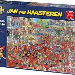 Jan Van Haasteren La Tomatina Puzzel - 1000 Stukjes -Exporteren puzzels winkel 550x458 210