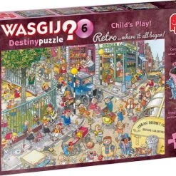 Wasgij Retro Destiny 6 Kinderspel Puzzel - 1000 Stukjes