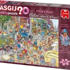 Wasgij Retro Destiny 6 Kinderspel Puzzel - 1000 Stukjes -Exporteren puzzels winkel 550x458 220
