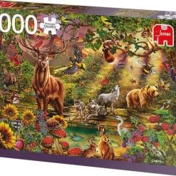 Jumbo Premium Collection Puzzel Magische Bos Bij Zonsondergang - Legpuzzel - 2000 Stukjes -Exporteren puzzels winkel 550x458 221