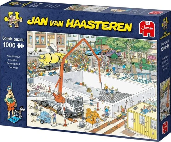 Jan Van Haasteren Bijna Klaar Puzzel - 1000 Stukjes 4 Jan Van Haasteren Bijna Klaar Puzzel - 1000 Stukjes - Afbeelding 2