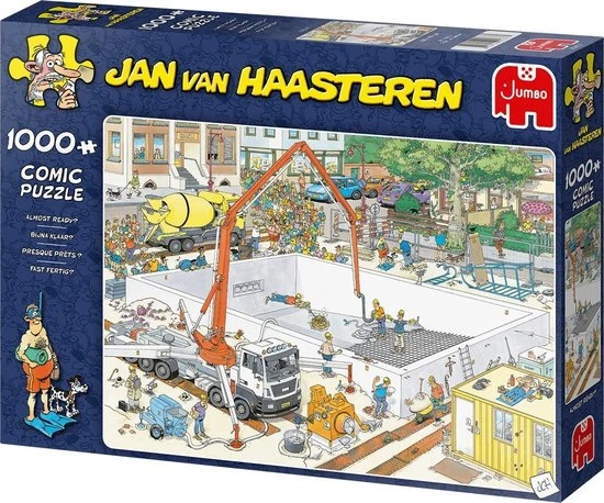 Jan Van Haasteren Bijna Klaar Puzzel - 1000 Stukjes 6 Jan Van Haasteren Bijna Klaar Puzzel - 1000 Stukjes - Afbeelding 4