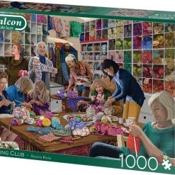 Falcon Puzzel Knitting Club - Legpuzzel - 1000 Stukjes 9 Falcon Puzzel Knitting Club - Legpuzzel - 1000 Stukjes -Exporteren puzzels winkel 550x458 259