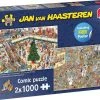 Jan Van Haasteren Kerstkoopjes & Black Friday Puzzel - 2 X 1000 Stukjes