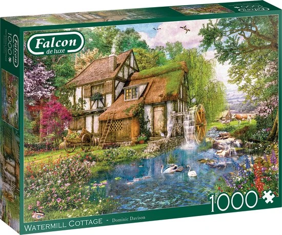 Falcon Puzzel Watermill Cottage - Legpuzzel - 1000 Stukjes 3 Falcon Puzzel Watermill Cottage - Legpuzzel - 1000 Stukjes