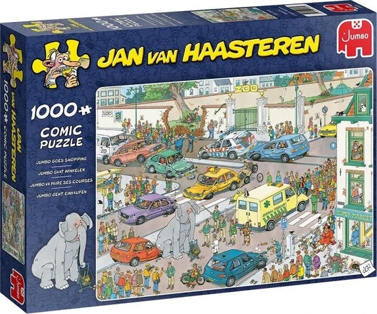 Jan Van Haasteren Jumbo Gaat Winkelen Puzzel - 1000 Stukjes 3 Jan Van Haasteren Jumbo Gaat Winkelen Puzzel - 1000 Stukjes