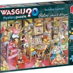 Wasgij Retro Mystery 5 Zondagse Lunch! Puzzel - 1000 Stukjes 14 Wasgij Retro Mystery 5 Zondagse Lunch! Puzzel - 1000 Stukjes -Exporteren puzzels winkel 550x458 285