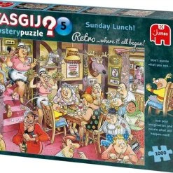 Wasgij Retro Mystery 5 Zondagse Lunch! Puzzel - 1000 Stukjes 20 Wasgij Retro Mystery 5 Zondagse Lunch! Puzzel - 1000 Stukjes -Exporteren puzzels winkel 550x458 287