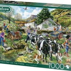 Falcon Puzzel Another Day On The Farm - Legpuzzel - 1000 Stukjes -Exporteren puzzels winkel 550x458 289