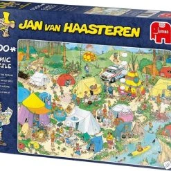 Jan Van Haasteren Kamperen In Het Bos Puzzel - 2000 Stukjes -Exporteren puzzels winkel 550x458 291