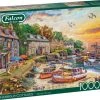 Falcon Puzzel Harbour Cottages - Legpuzzel - 1000 Stukjes -Exporteren puzzels winkel 550x458 293