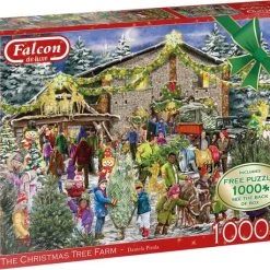 Falcon De Luxe The Christmas Tree Farm 2x1000 Stukjes - Legpuzzel -Exporteren puzzels winkel 550x458 309