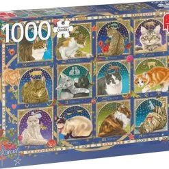 Jumbo Premium Collection Puzzel Francien Cat Horoscope - Legpuzzel - 1000 Stukjes -Exporteren puzzels winkel 550x458 318
