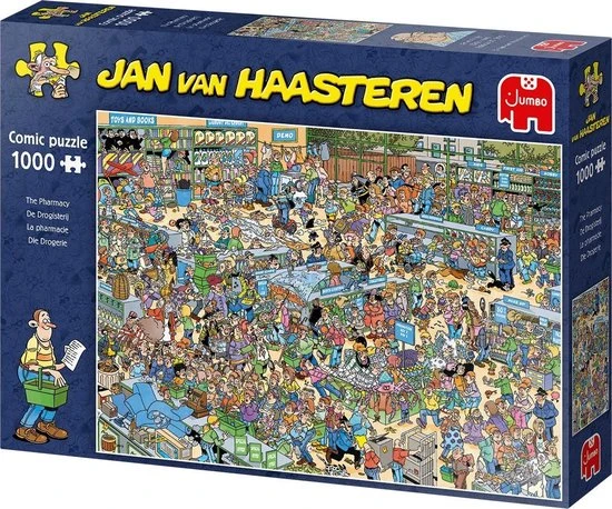 Jan Van Haasteren De Drogisterij Puzzel - 1000 Stukjes 5 Jan Van Haasteren De Drogisterij Puzzel - 1000 Stukjes - Afbeelding 3