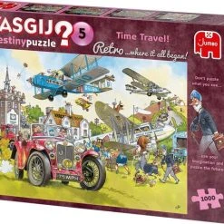 Wasgij Retro Destiny 5 Tijdreizen! Puzzel - 1000 Stukjes -Exporteren puzzels winkel 550x458 339