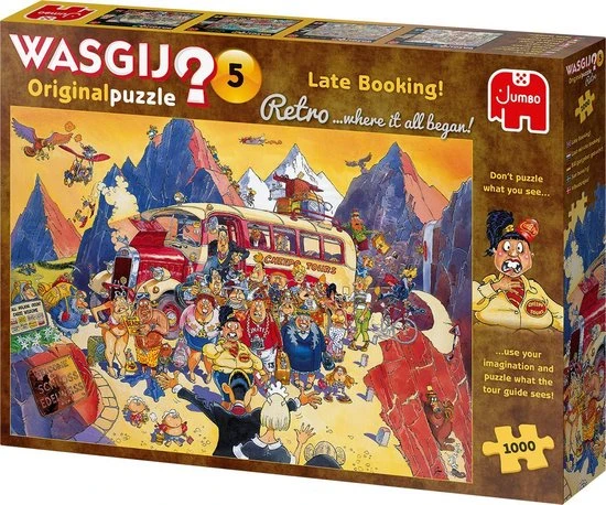 Wasgij Retro Original 5 Last-minute Boeking! Puzzel - 1000 Stukjes 11 Wasgij Retro Original 5 Last-minute Boeking! Puzzel - 1000 Stukjes - Afbeelding 9