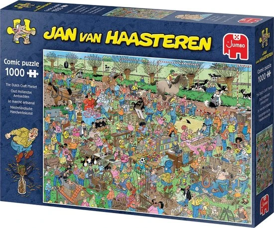 Jan Van Haasteren Oud Hollandse Ambachten Puzzel - 1000 Stukjes 6 Jan Van Haasteren Oud Hollandse Ambachten Puzzel - 1000 Stukjes - Afbeelding 4