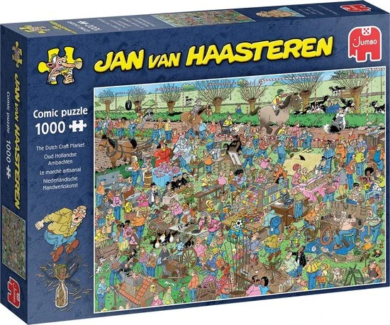 Jan Van Haasteren Oud Hollandse Ambachten Puzzel - 1000 Stukjes 8 Jan Van Haasteren Oud Hollandse Ambachten Puzzel - 1000 Stukjes - Afbeelding 6