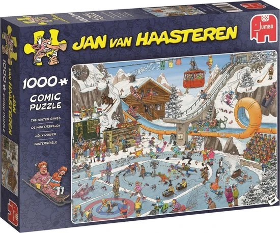 Jan Van Haasteren De Winterspelen Puzzel - 1000 Stukjes 3 Jan Van Haasteren De Winterspelen Puzzel - 1000 Stukjes