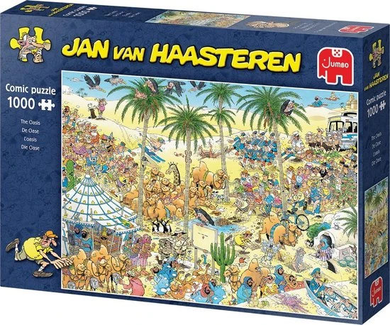 Jan Van Haasteren De Oase Puzzel - 1000 Stukjes 7 Jan Van Haasteren De Oase Puzzel - 1000 Stukjes - Afbeelding 5