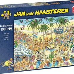 Jan Van Haasteren De Oase Puzzel - 1000 Stukjes 13 Jan Van Haasteren De Oase Puzzel - 1000 Stukjes -Exporteren puzzels winkel 550x458 76
