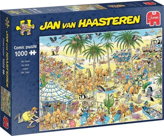 Jan Van Haasteren De Oase Puzzel - 1000 Stukjes 8 Jan Van Haasteren De Oase Puzzel - 1000 Stukjes - Afbeelding 6
