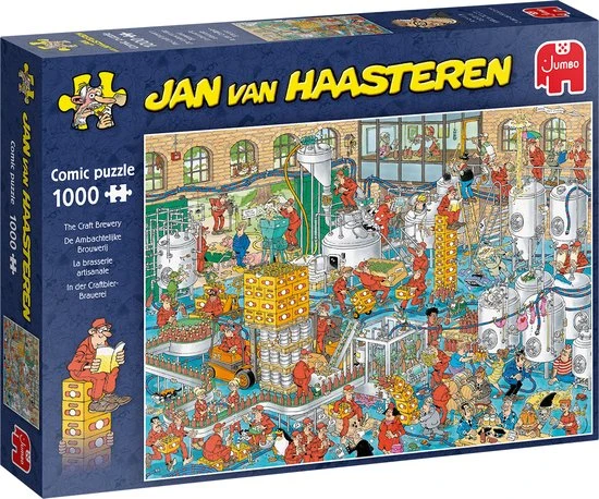 Jan Van Haasteren De Ambachtelijke Brouwerij Puzzel - 1000 Stukjes 4 Jan Van Haasteren De Ambachtelijke Brouwerij Puzzel - 1000 Stukjes - Afbeelding 2