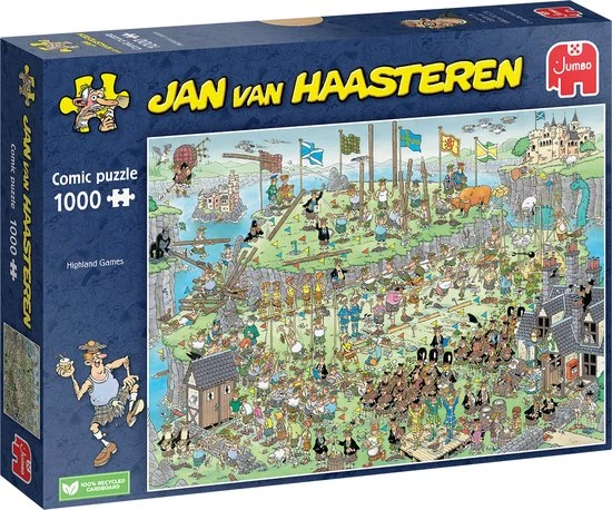 Jan Van Haasteren Highland Games Puzzel - 1000 Stukjes 3 Jan Van Haasteren Highland Games Puzzel - 1000 Stukjes