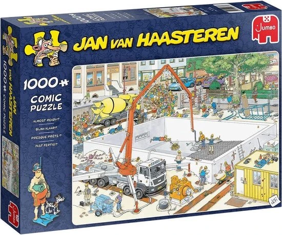 Jan Van Haasteren Bijna Klaar Puzzel - 1000 Stukjes 3 Jan Van Haasteren Bijna Klaar Puzzel - 1000 Stukjes
