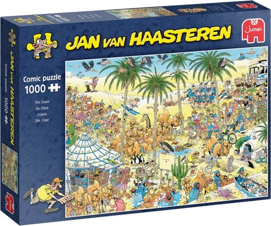Jan Van Haasteren De Oase Puzzel - 1000 Stukjes 3 Jan Van Haasteren De Oase Puzzel - 1000 Stukjes
