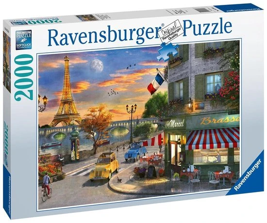 Ravensburger Puzzel 2.000 Stukjes Romantische Avond In Parijs 5 Ravensburger Puzzel 2.000 Stukjes Romantische Avond In Parijs - Afbeelding 3