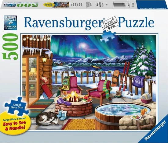 Ravensburger Puzzel Noorderlicht - Legpuzzel - 500 Stukjes 3 Ravensburger Puzzel Noorderlicht - Legpuzzel - 500 Stukjes