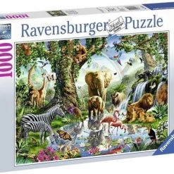 Ravensburger Puzzel Avonturen In De Jungle - Legpuzzel - 1000 Stukjes -Exporteren puzzels winkel 550x471 3