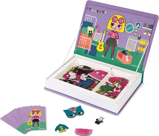 Janod Magnetibook - Verkleedfeest Meisjes 18 Janod Magnetibook - Verkleedfeest Meisjes - Afbeelding 16