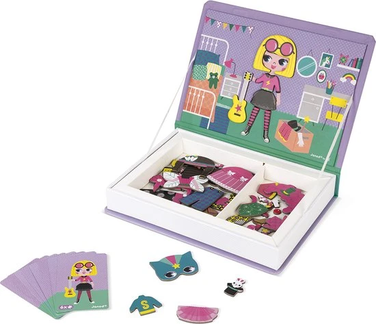 Janod Magnetibook - Verkleedfeest Meisjes 12 Janod Magnetibook - Verkleedfeest Meisjes - Afbeelding 10