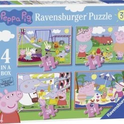 Ravensburger Peppa Pig Puzzelbox Puzzels 12+16+20+24 Stukjes - Kinderpuzzel -Exporteren puzzels winkel 550x474 2