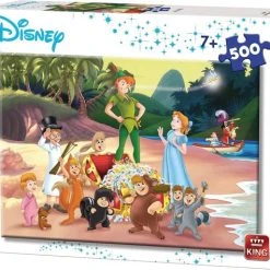 Disney King Puzzel - Peter Pan 500 St. Kinderen En Volwassenen -- 48 X 34 Cm