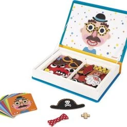 Janod Magnetibook - Gekke Gezichten Jongens -Exporteren puzzels winkel 550x475 8