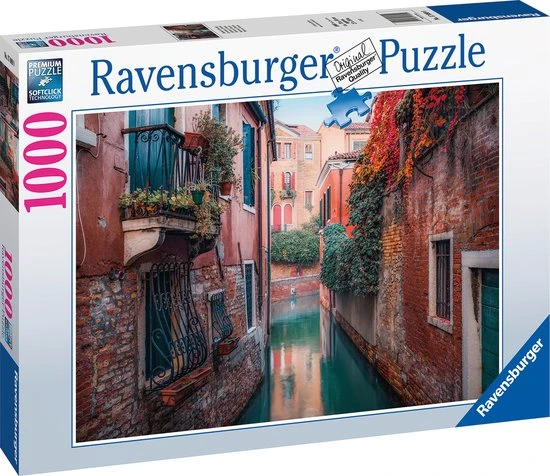 Ravensburger Puzzel Herfst In Venetie - Legpuzzel - 1000 Stukjes 6 Ravensburger Puzzel Herfst In Venetie - Legpuzzel - 1000 Stukjes - Afbeelding 4